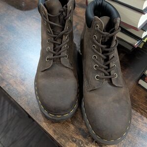 Dr Martens Brown Leather Boots